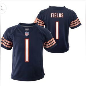 NFL Chicago Bears Navy and Orange Youth, Size Medium 10/12 Team Jersey NWT